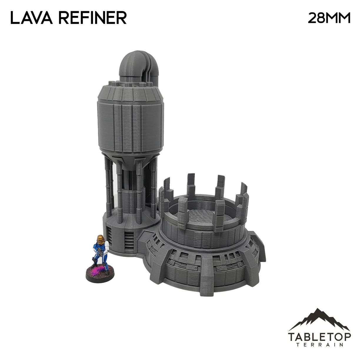 Tabletop Terrain Terrain Lava Refiner - Star Wars Legion Terrain