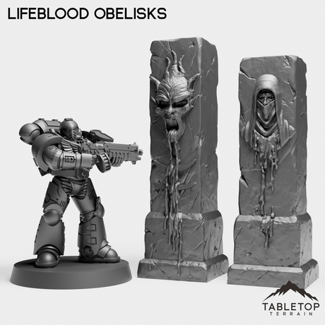 Tabletop Terrain Terrain Lifeblood Obelisks