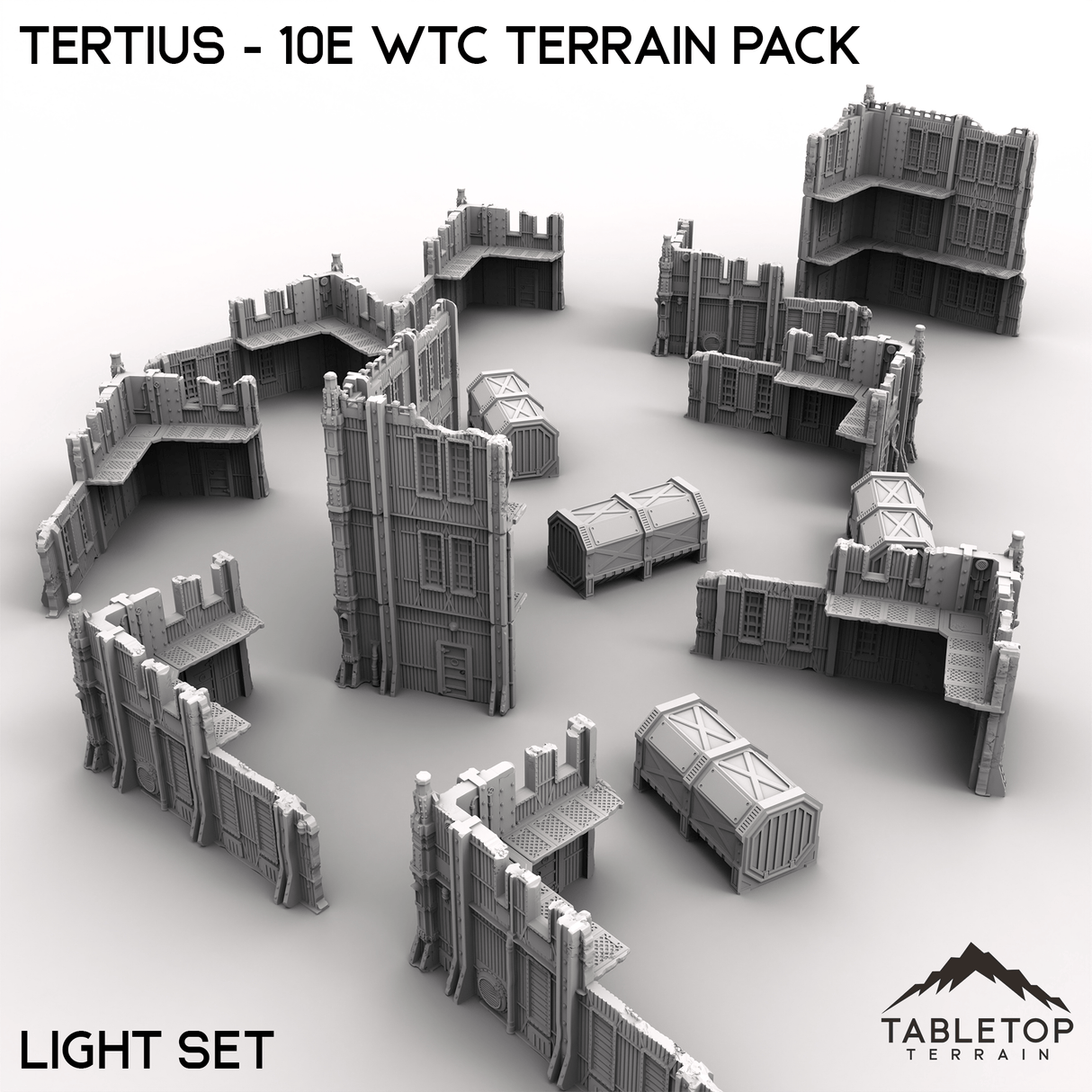 Tabletop Terrain Terrain Light Tertius - WTC compatible Terrain Pack