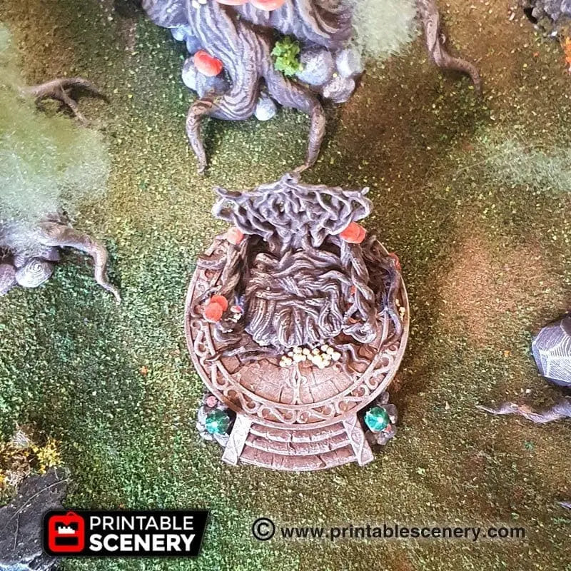 Tabletop Terrain Terrain Living Throne - Elven Terrain