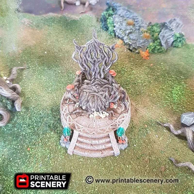 Tabletop Terrain Terrain Living Throne - Elven Terrain
