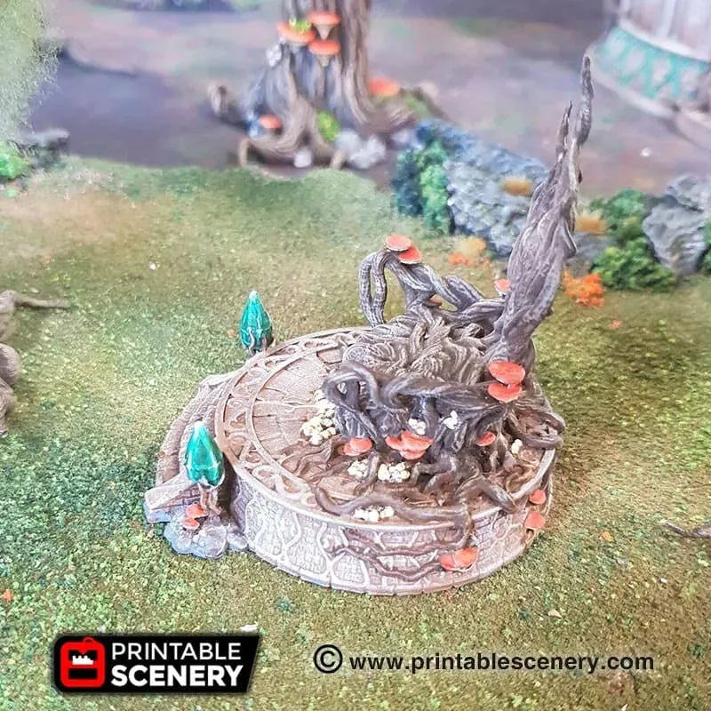 Tabletop Terrain Terrain Living Throne - Elven Terrain
