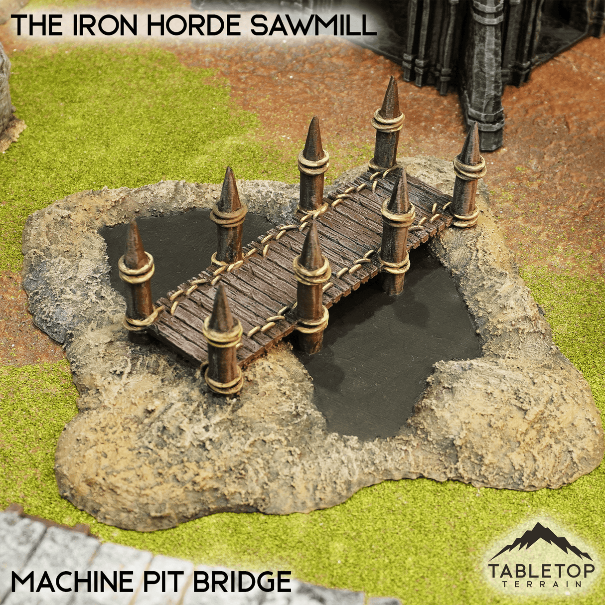 Tabletop Terrain Terrain Machine Pit Bridge / 32mm The Iron Horde Sawmill