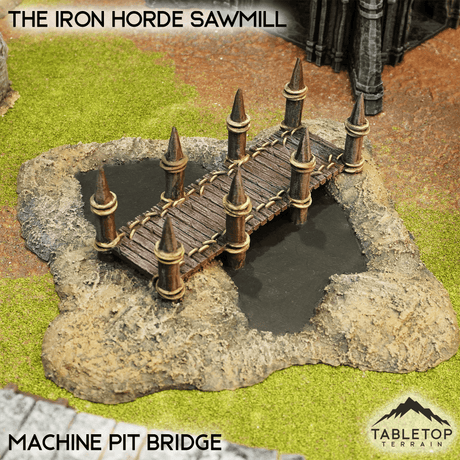 Tabletop Terrain Terrain Machine Pit Bridge / 32mm The Iron Horde Sawmill