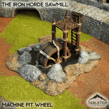 Tabletop Terrain Terrain Machine Pit Wheel / 32mm The Iron Horde Sawmill