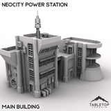 Tabletop Terrain Terrain Main Building / 32mm NeoCity Power Station
