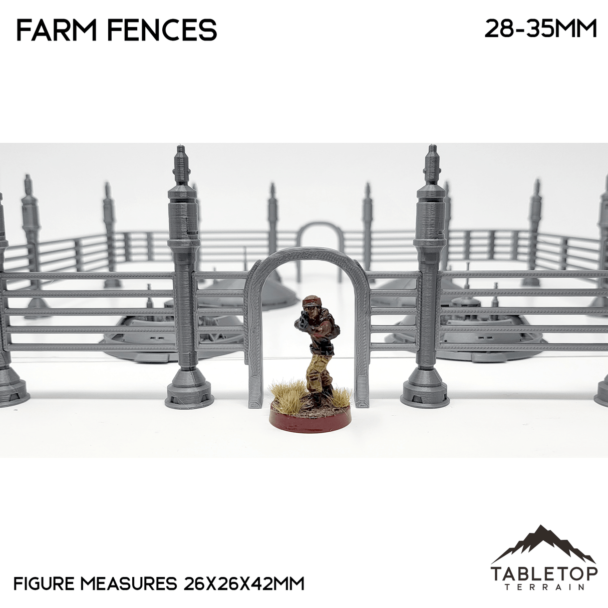 Tabletop Terrain Terrain Massa'Dun Farm Fences + Plantations