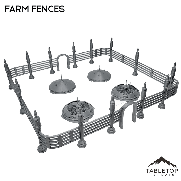Tabletop Terrain Terrain Massa'Dun Farm Fences + Plantations