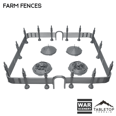 Tabletop Terrain Terrain Massa'Dun Farm Fences + Plantations