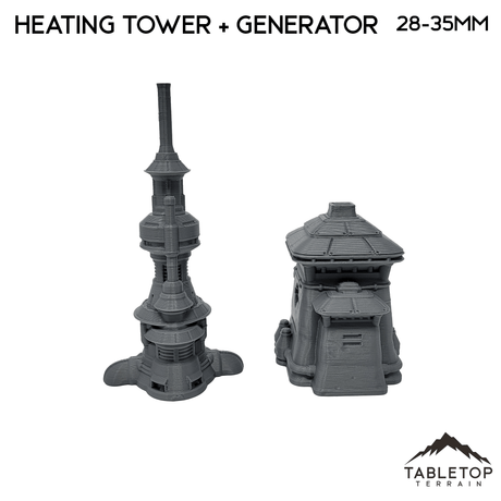 Tabletop Terrain Terrain Massa'Dun Heating Tower + Generator