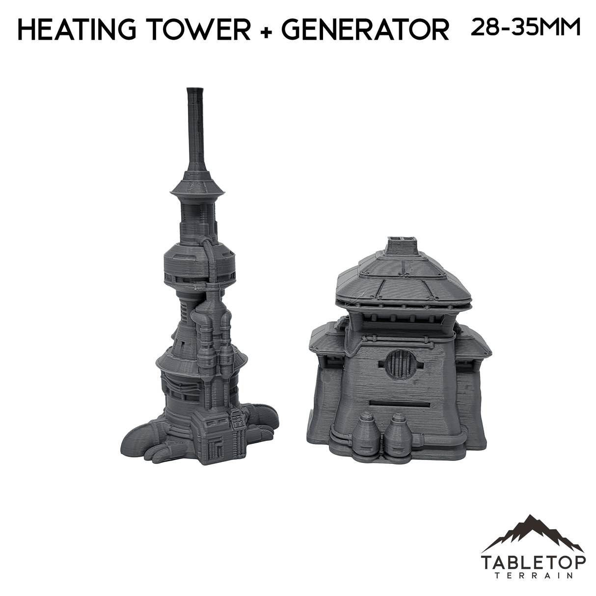 Tabletop Terrain Terrain Massa'Dun Heating Tower + Generator