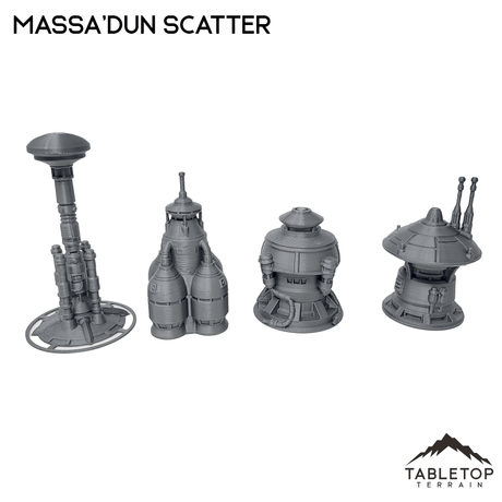 Tabletop Terrain Terrain Massa'Dun Scatter Set