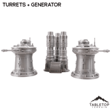 Tabletop Terrain Terrain Massa'Dun Turrets + Generator