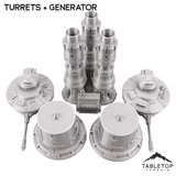 Tabletop Terrain Terrain Massa'Dun Turrets + Generator