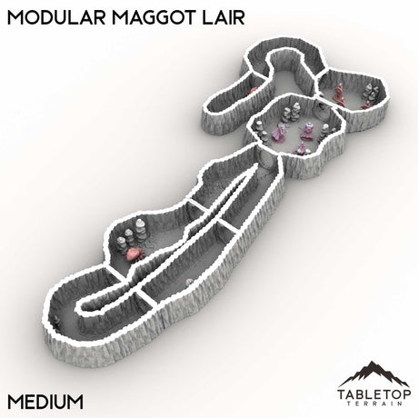 Tabletop Terrain Terrain Medium / 32mm Modular Maggot Lair