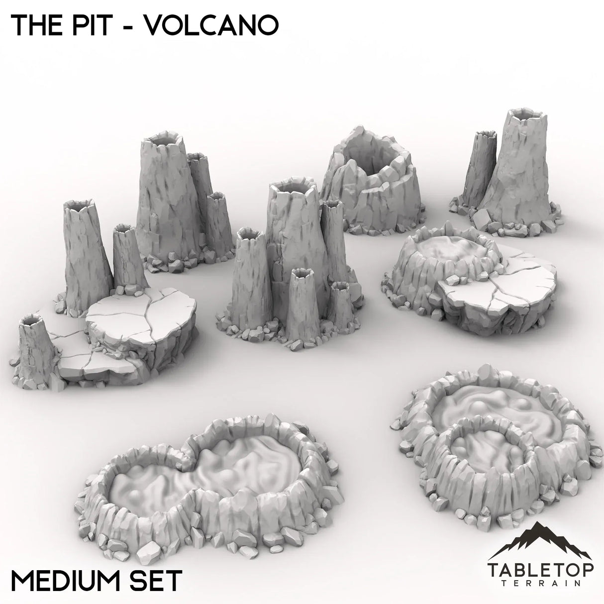 Tabletop Terrain Terrain Medium / 32mm The Pit - Volcano