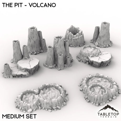 Tabletop Terrain Terrain Medium / 32mm The Pit - Volcano