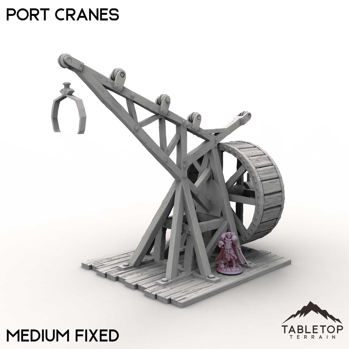 Tabletop Terrain Terrain Medium Fixed / 32mm Port Cranes