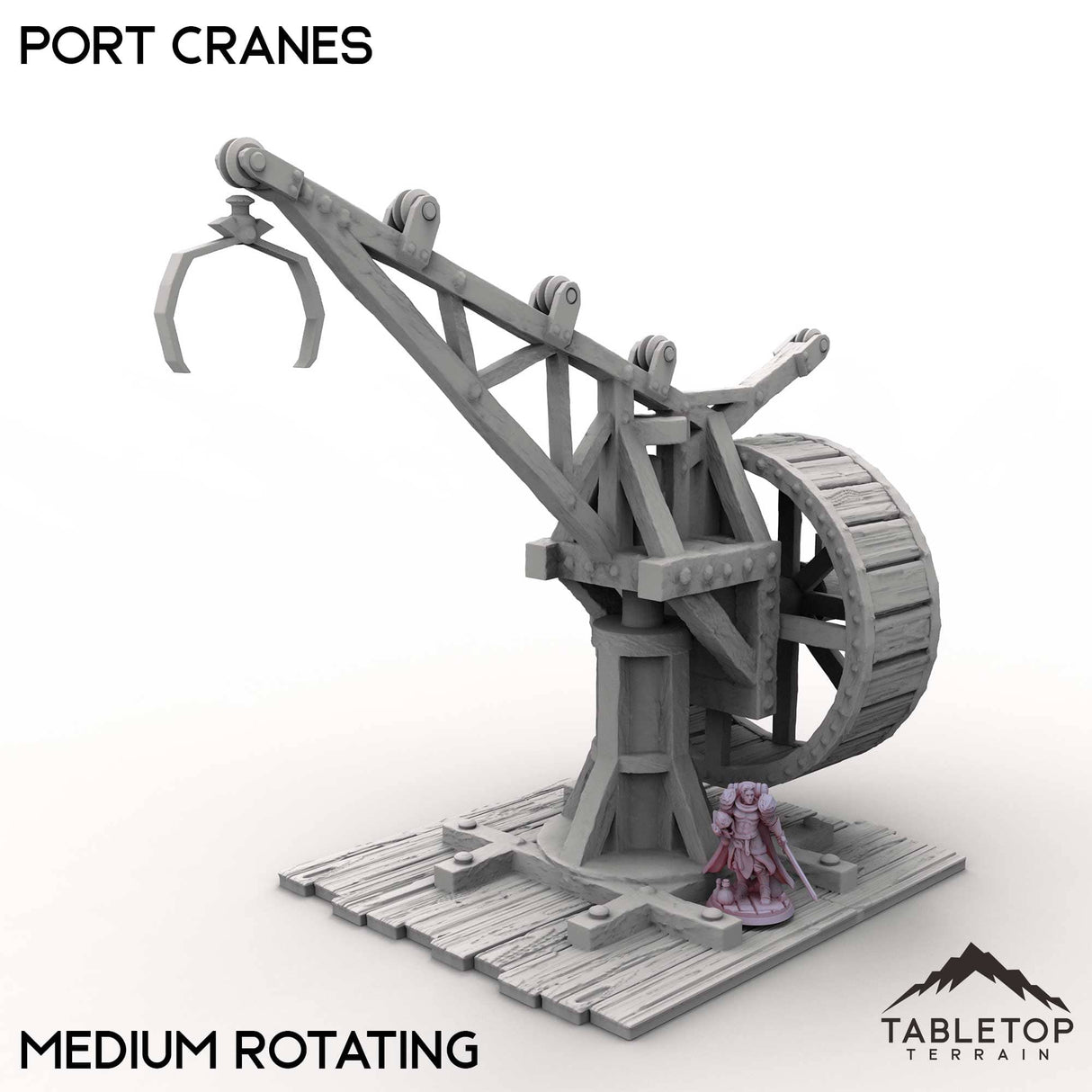 Tabletop Terrain Terrain Medium Rotating / 32mm Port Cranes