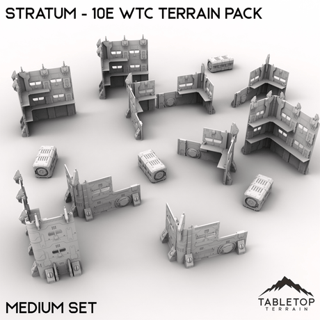 Tabletop Terrain Terrain Medium Stratum - 10e WTC Terrain Pack