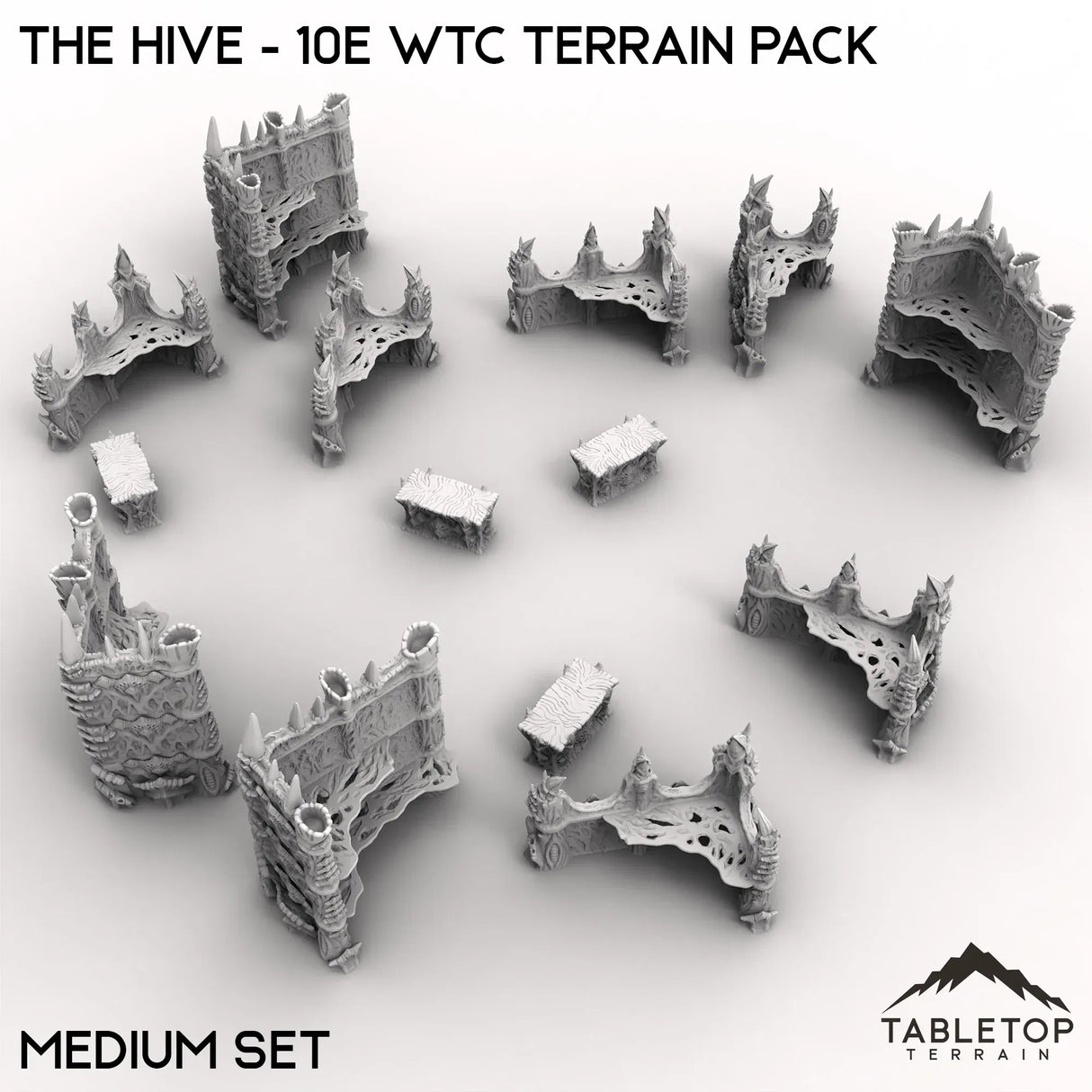 Tabletop Terrain Terrain Medium The Hive - WTC compatible Terrain Pack