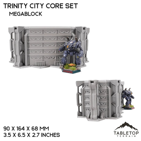 Tabletop Terrain Terrain Megablock HEXTECH Trinity City Core Set - 6mm