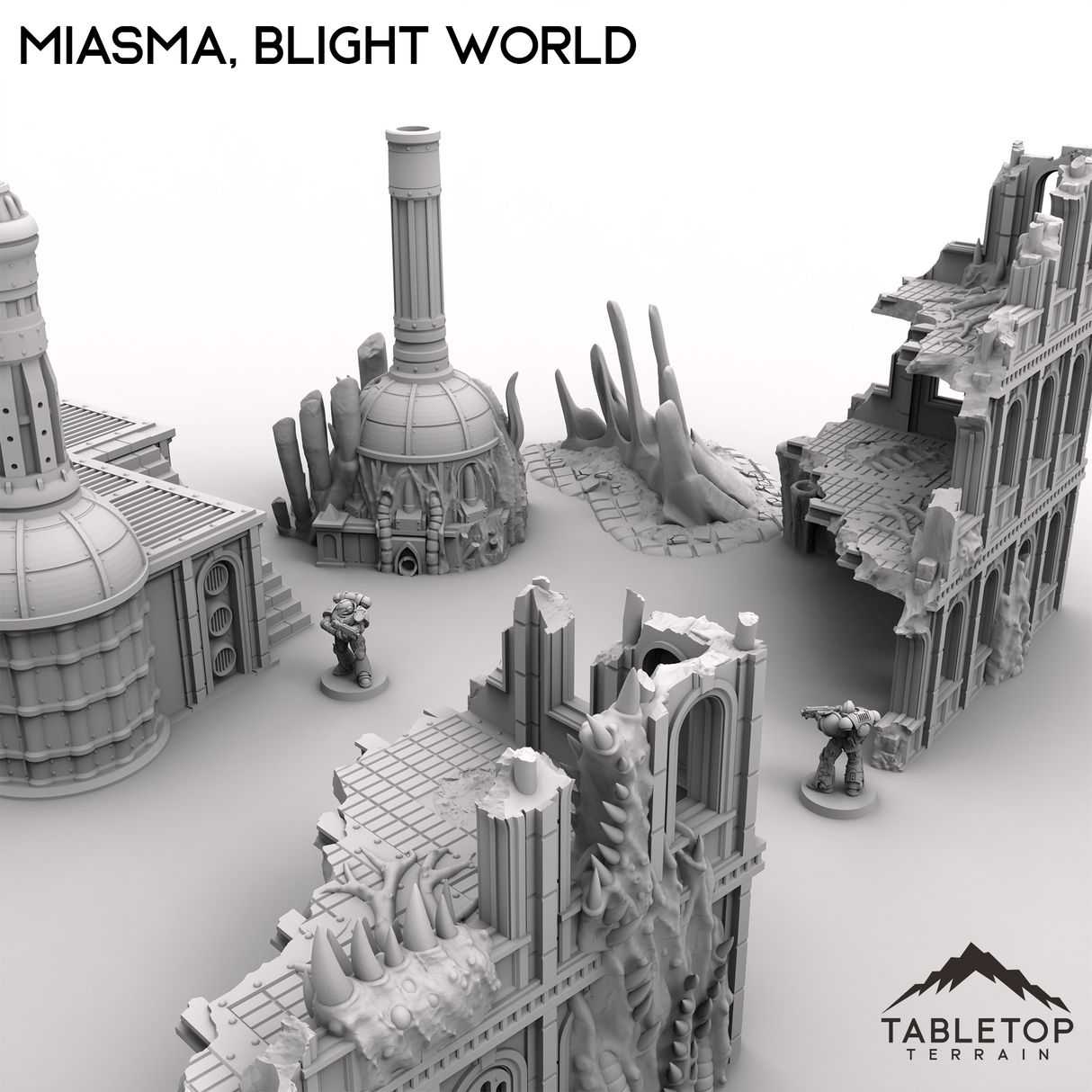 Tabletop Terrain Terrain Miasma, Blight World