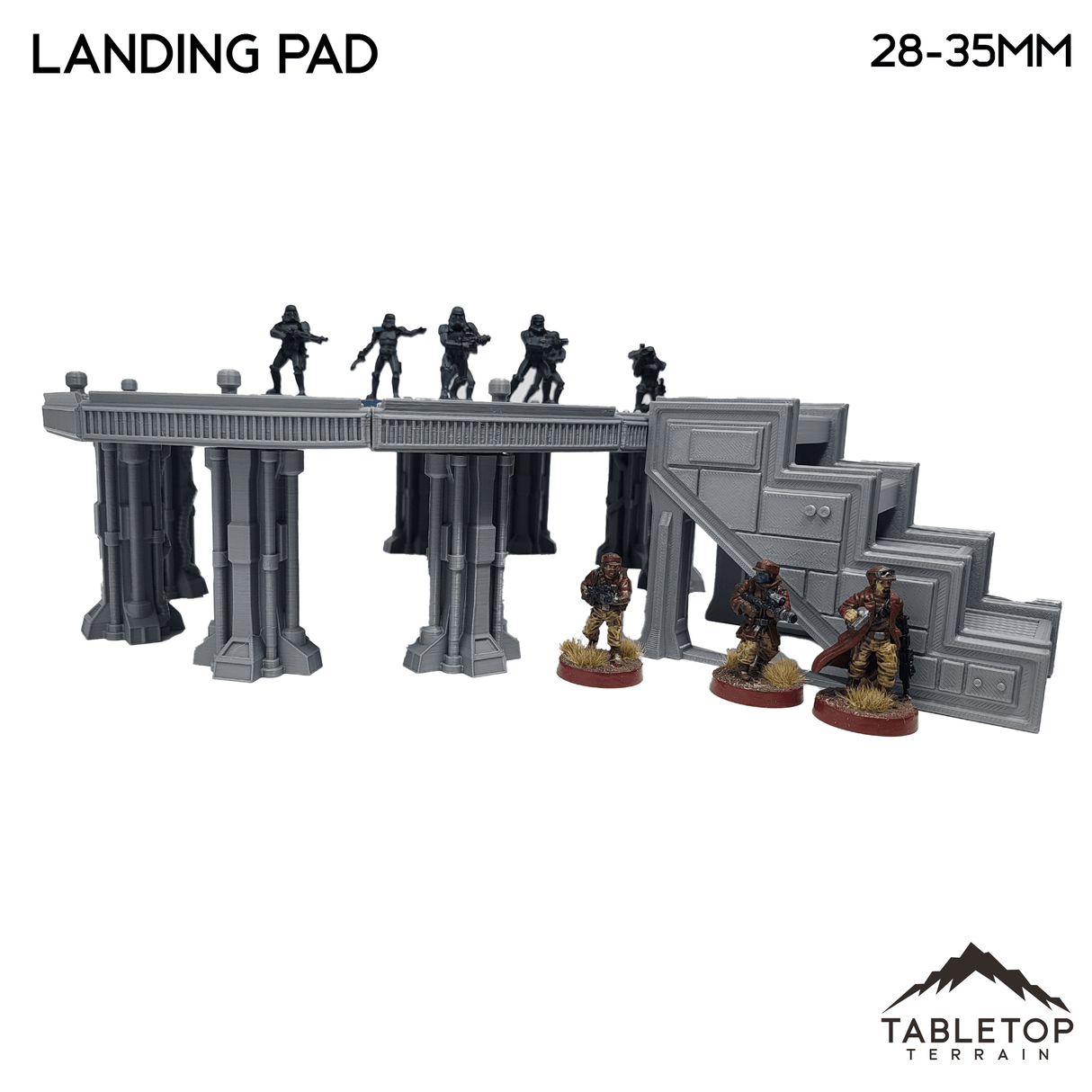 Tabletop Terrain Terrain Midrim City Landing Pad - Star Wars Legion Terrain