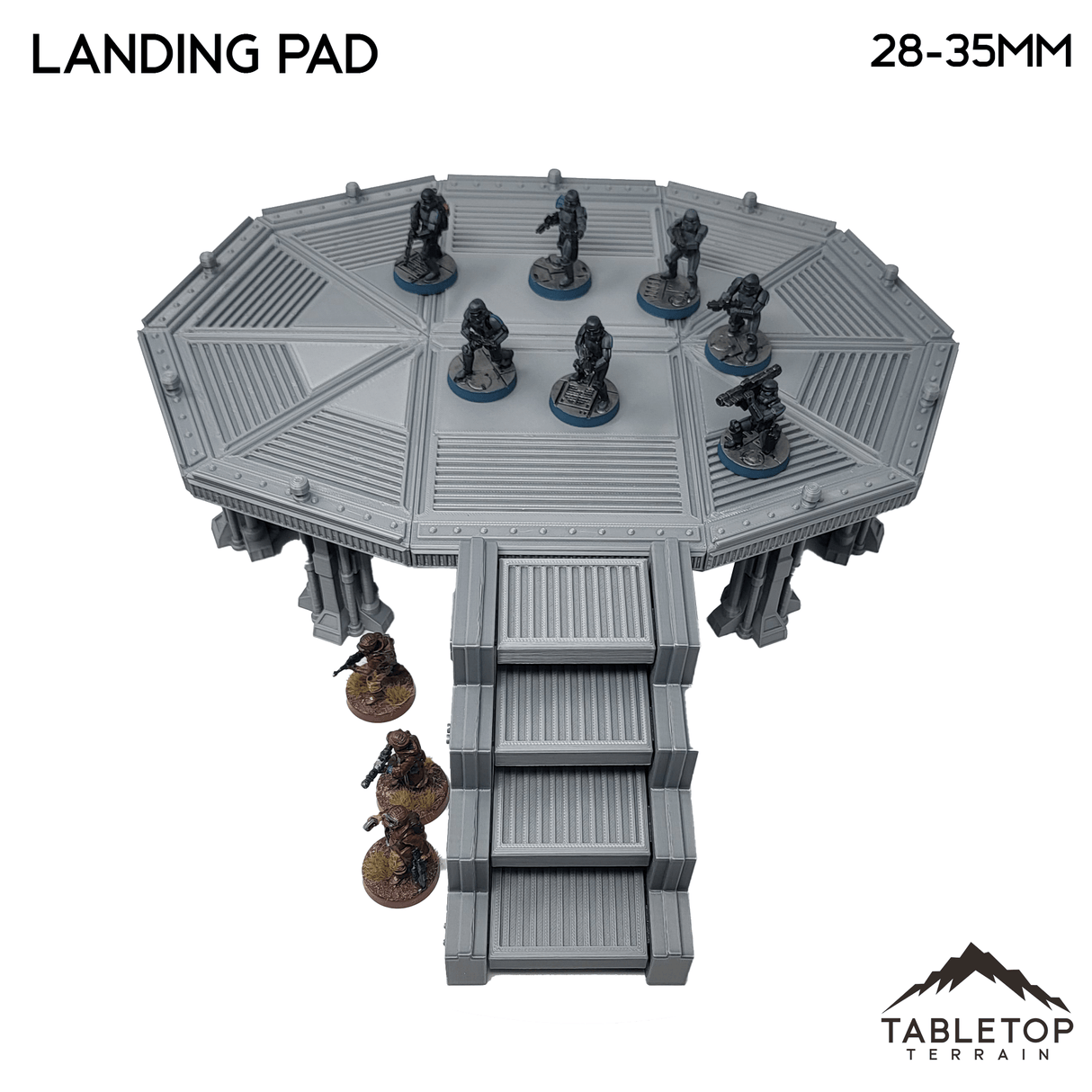 Tabletop Terrain Terrain Midrim City Landing Pad - Star Wars Legion Terrain