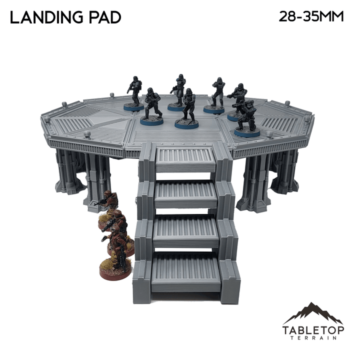 Tabletop Terrain Terrain Midrim City Landing Pad - Star Wars Legion Terrain Tabletop Terrain
