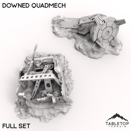 Tabletop Terrain Terrain *Missing Item* - Downed Quadmech