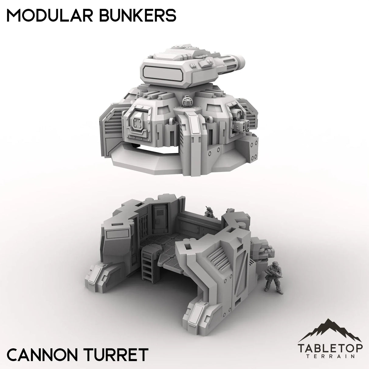 Tabletop Terrain Terrain Modular Bunkers