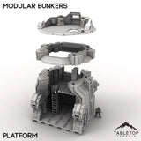 Tabletop Terrain Terrain Modular Bunkers