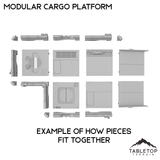 Tabletop Terrain Terrain Modular Cargo Platform