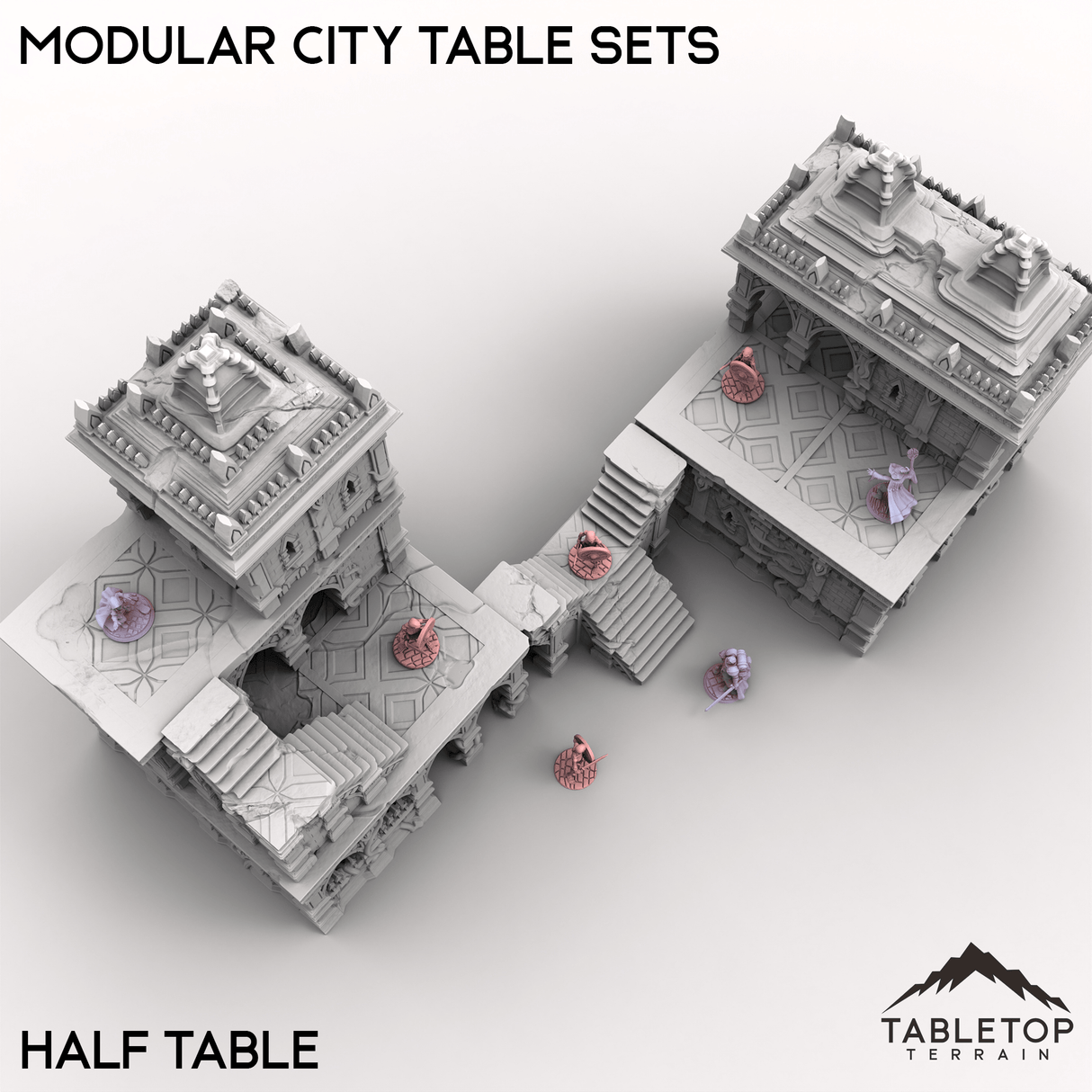Tabletop Terrain Terrain Modular City Table Sets