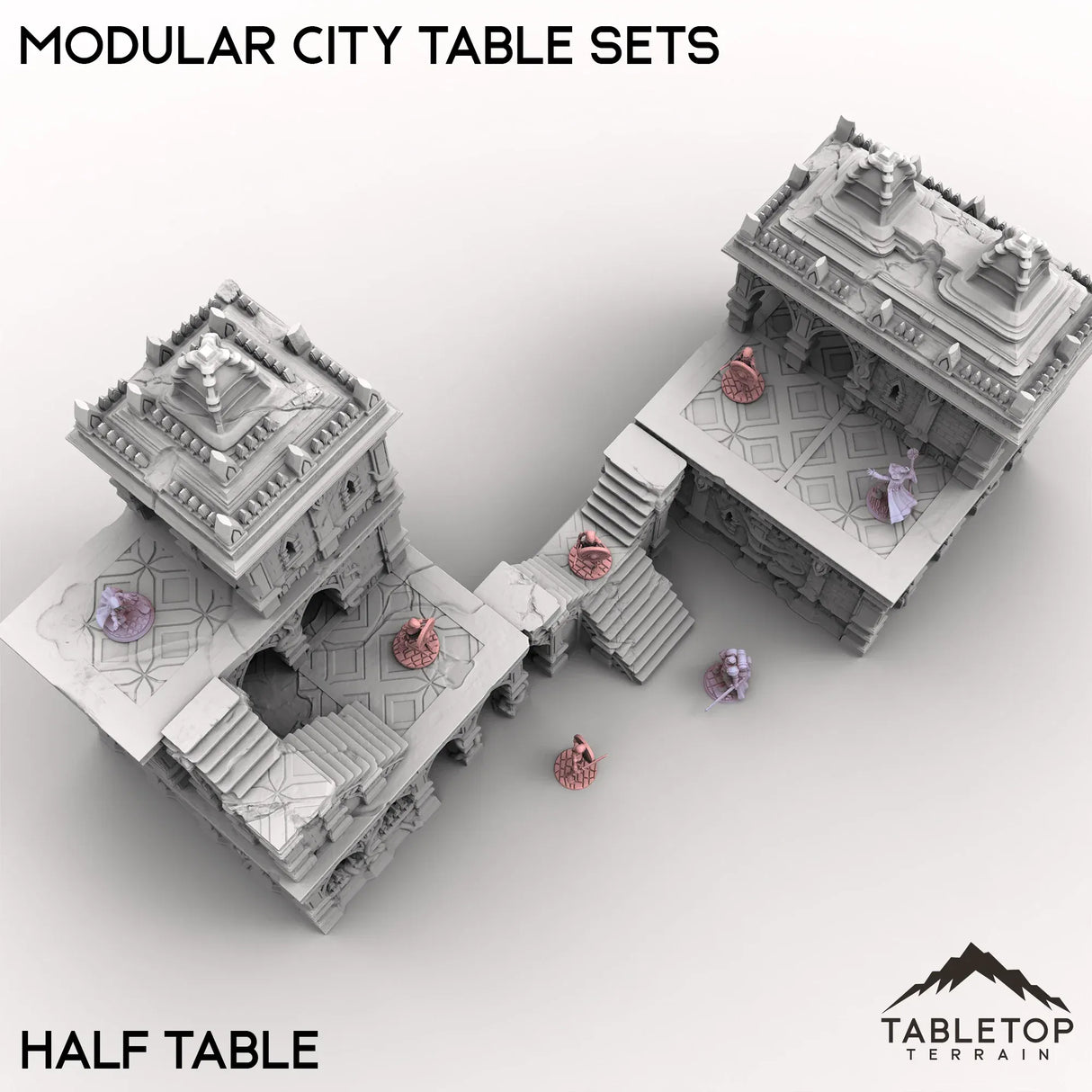 Tabletop Terrain Terrain Modular City Table Sets