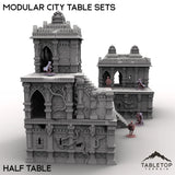 Tabletop Terrain Terrain Modular City Table Sets
