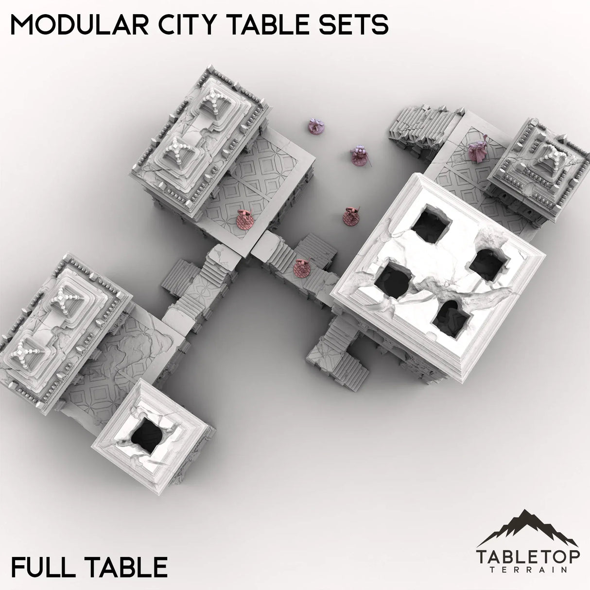 Tabletop Terrain Terrain Modular City Table Sets