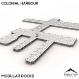 Tabletop Terrain Terrain Modular Docks / 32mm Colonial Harbour