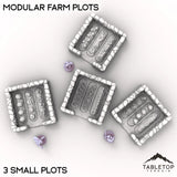 Tabletop Terrain Terrain Modular Farm Plots