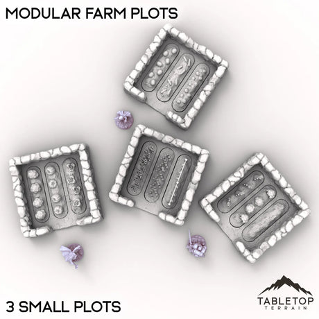 Tabletop Terrain Terrain Modular Farm Plots