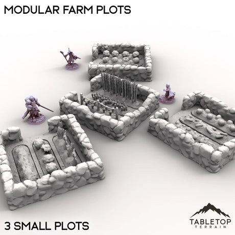 Tabletop Terrain Terrain Modular Farm Plots
