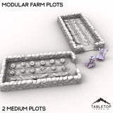 Tabletop Terrain Terrain Modular Farm Plots