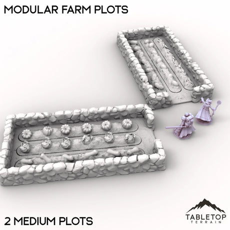 Tabletop Terrain Terrain Modular Farm Plots