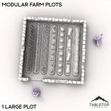 Tabletop Terrain Terrain Modular Farm Plots