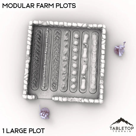 Tabletop Terrain Terrain Modular Farm Plots