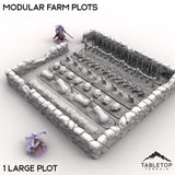 Tabletop Terrain Terrain Modular Farm Plots
