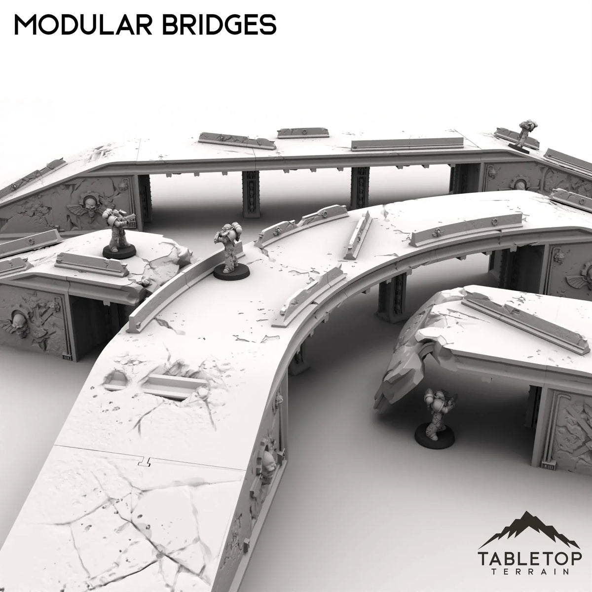 Modular Grimdark Bridges – Tabletop Terrain