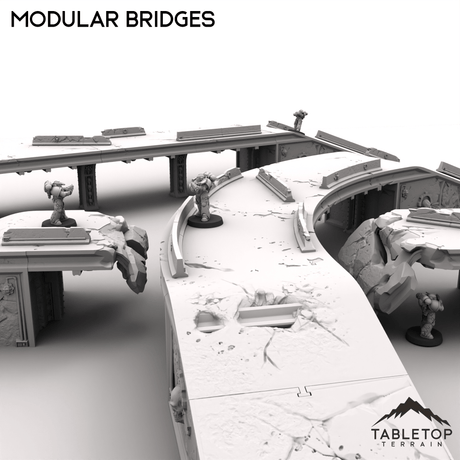 Tabletop Terrain Terrain Modular Grimdark Bridges