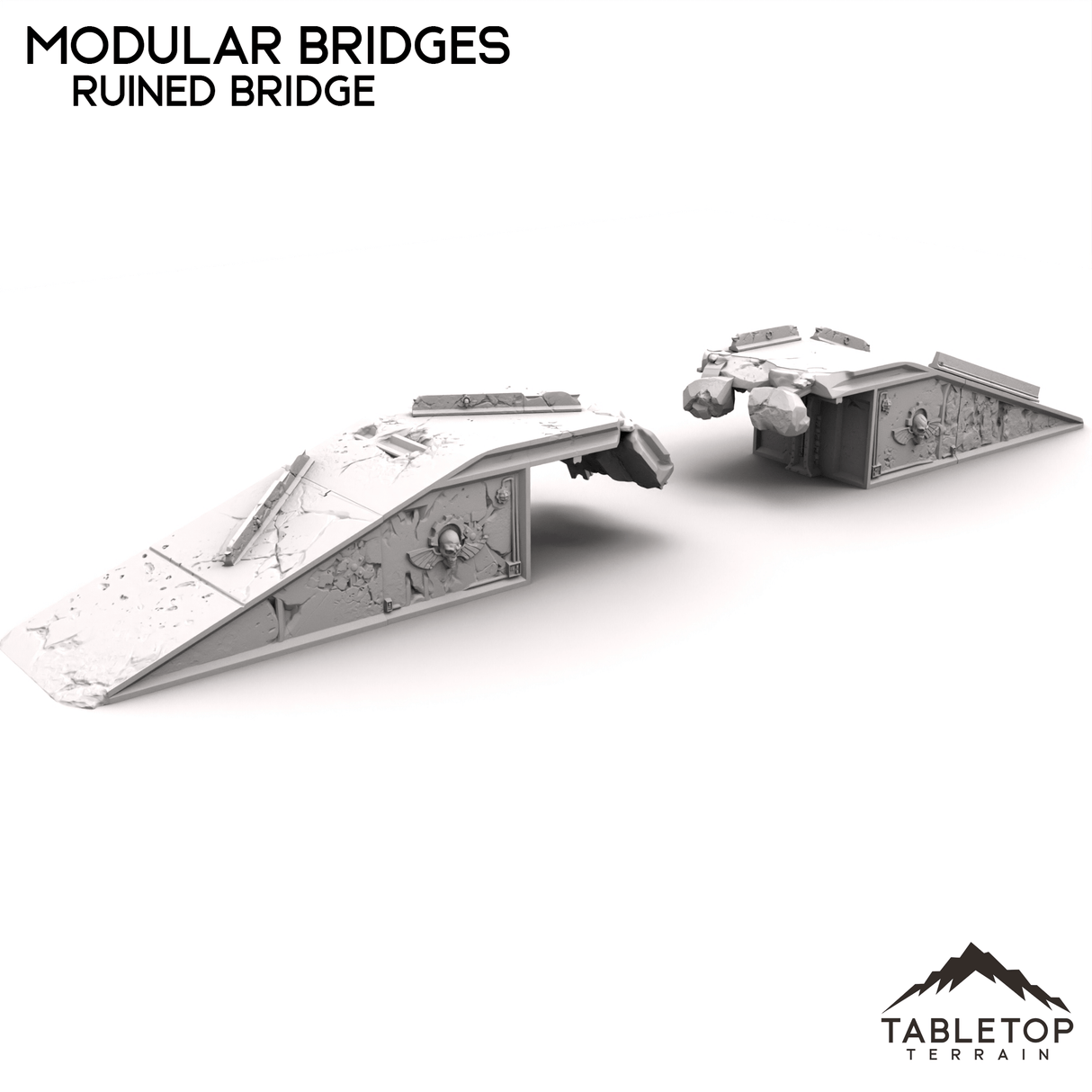 Tabletop Terrain Terrain Modular Grimdark Bridges